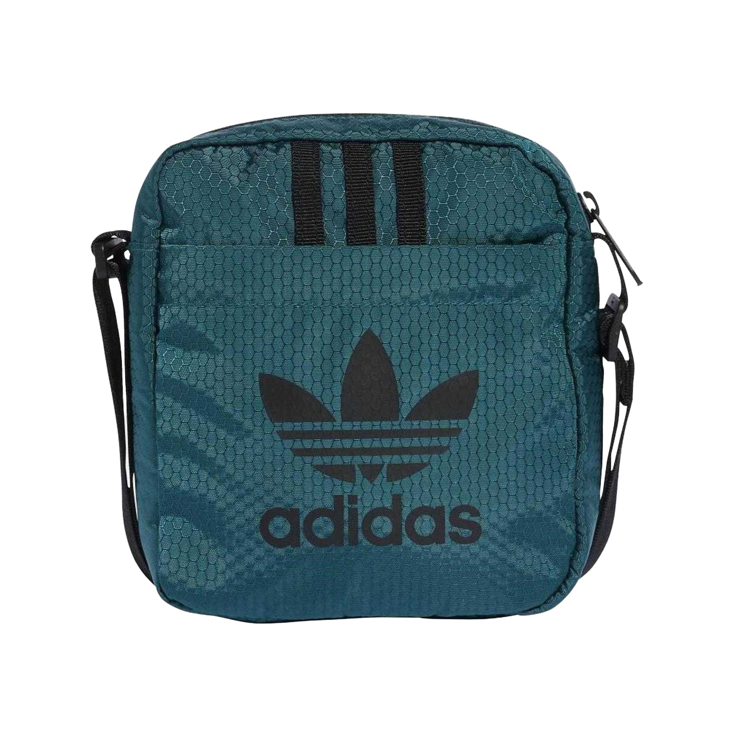 Teal - Front - Adidas Adicolor Archive Logo Shoulder Bag