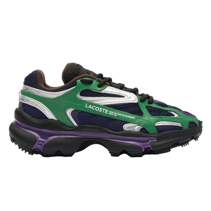 Green - Front - Lacoste Womens-Ladies L003 Trainers