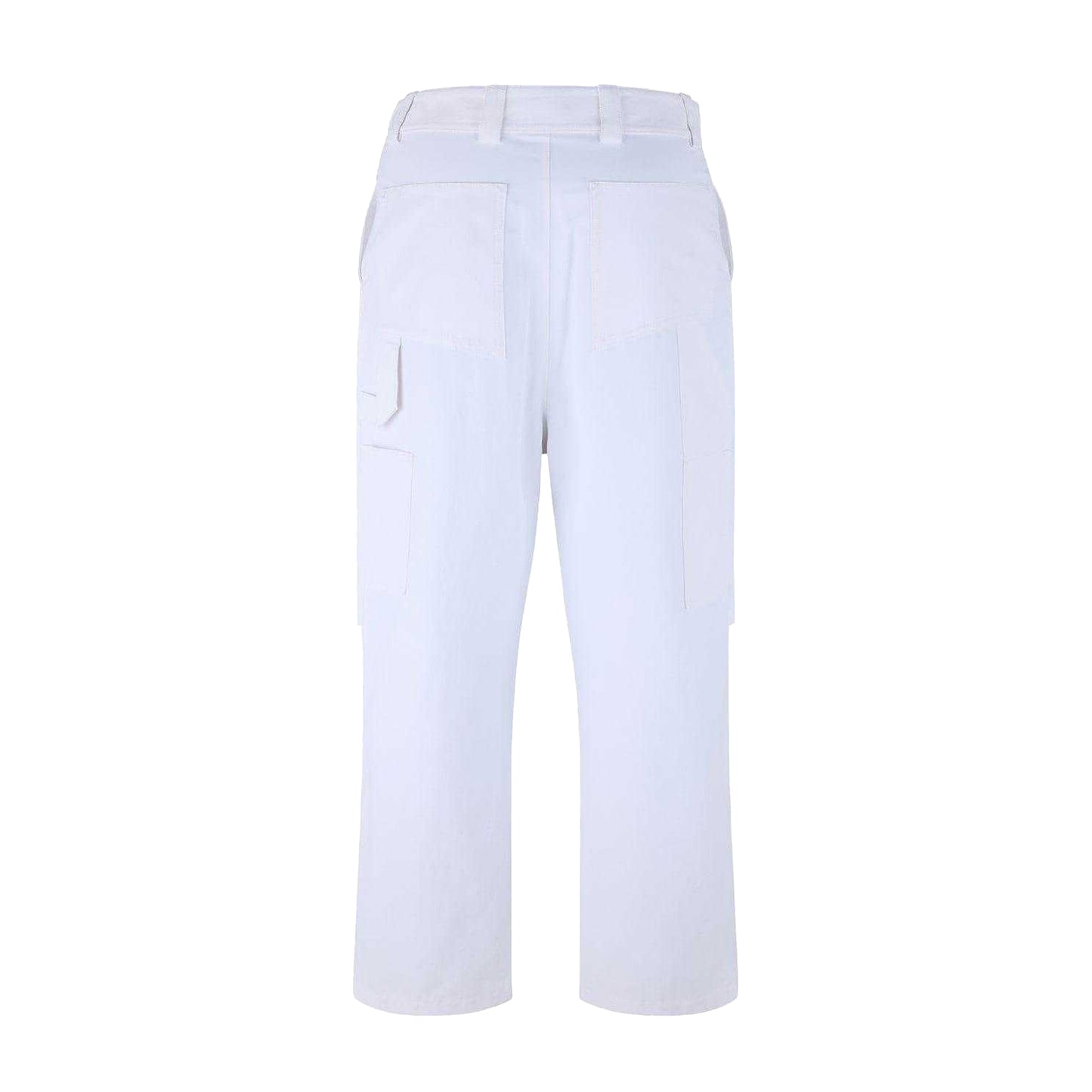 White - Back - Off White Mens Carpenter Cotton Blend Trousers