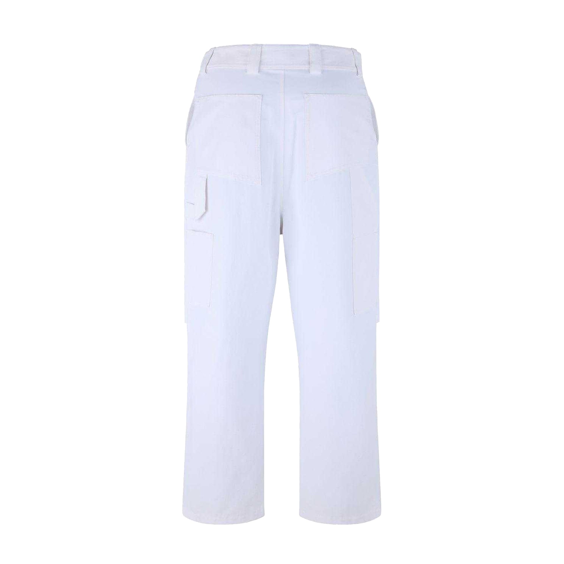White - Back - Off White Mens Carpenter Cotton Blend Trousers
