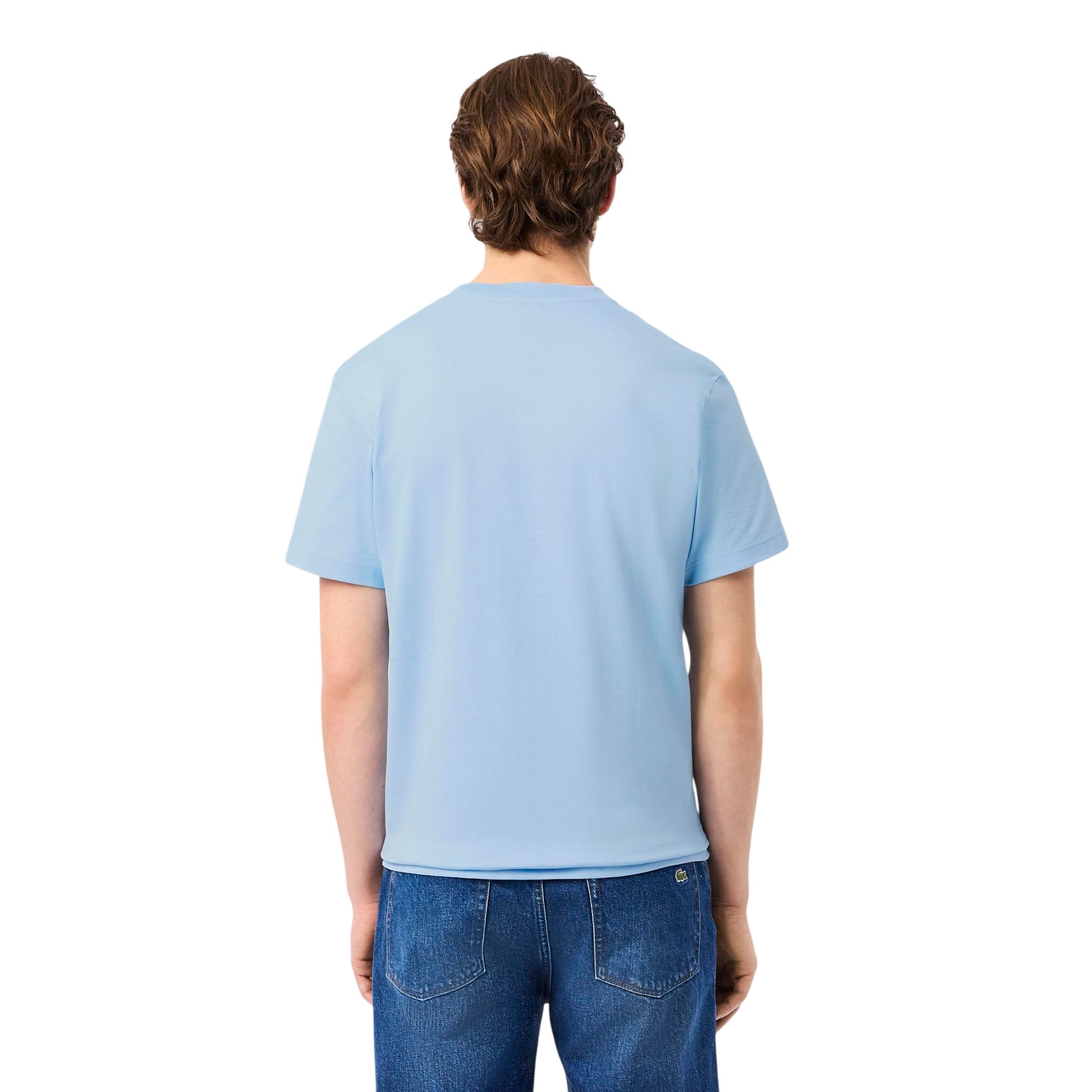 Blue - Back - Lacoste Mens Classic T-Shirt