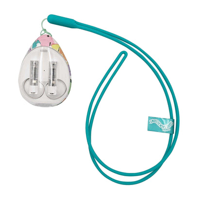 White - Back - Squishmallows Character Collage Characters Wireless Earbuds Set
