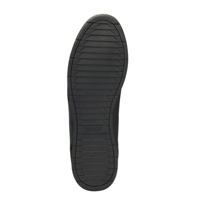 Black - Lifestyle - Boss Mens Nitan Leather Trainers