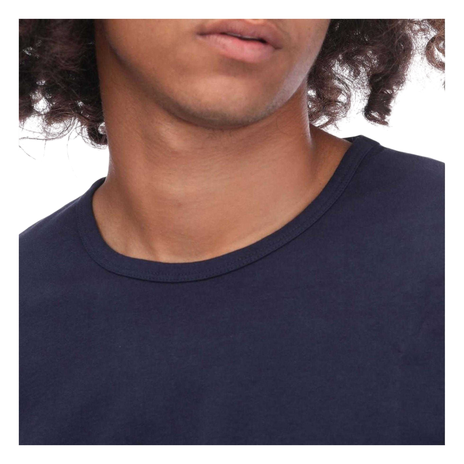 White-Navy - Lifestyle - Lyle & Scott Mens Cotton Blend T-Shirt (Pack of 2)