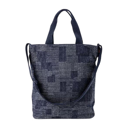 Dark Denim - Back - Levis Icon Patchwork Denim Tote Bag