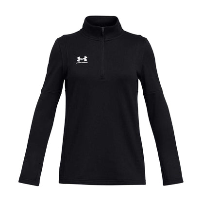 Black - Front - Under Armour Childrens-Kids Challenger Lightweight Midlayer