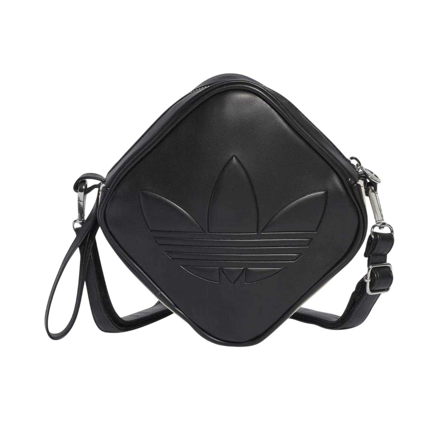 Black - Front - Adidas Originals Logo Crossbody Bag
