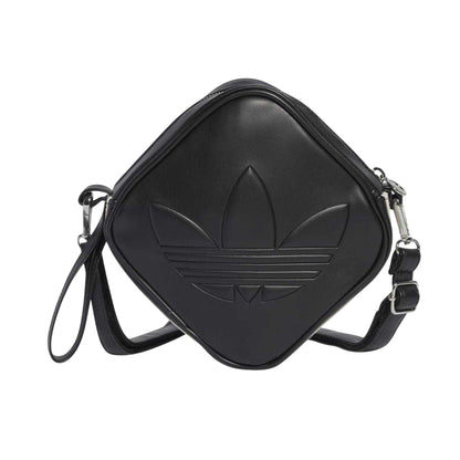 Black - Front - Adidas Originals Logo Crossbody Bag