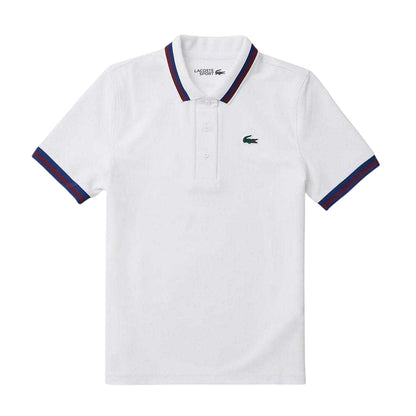 White - Front - Lacoste Womens-Ladies Sport UV Polo Shirt