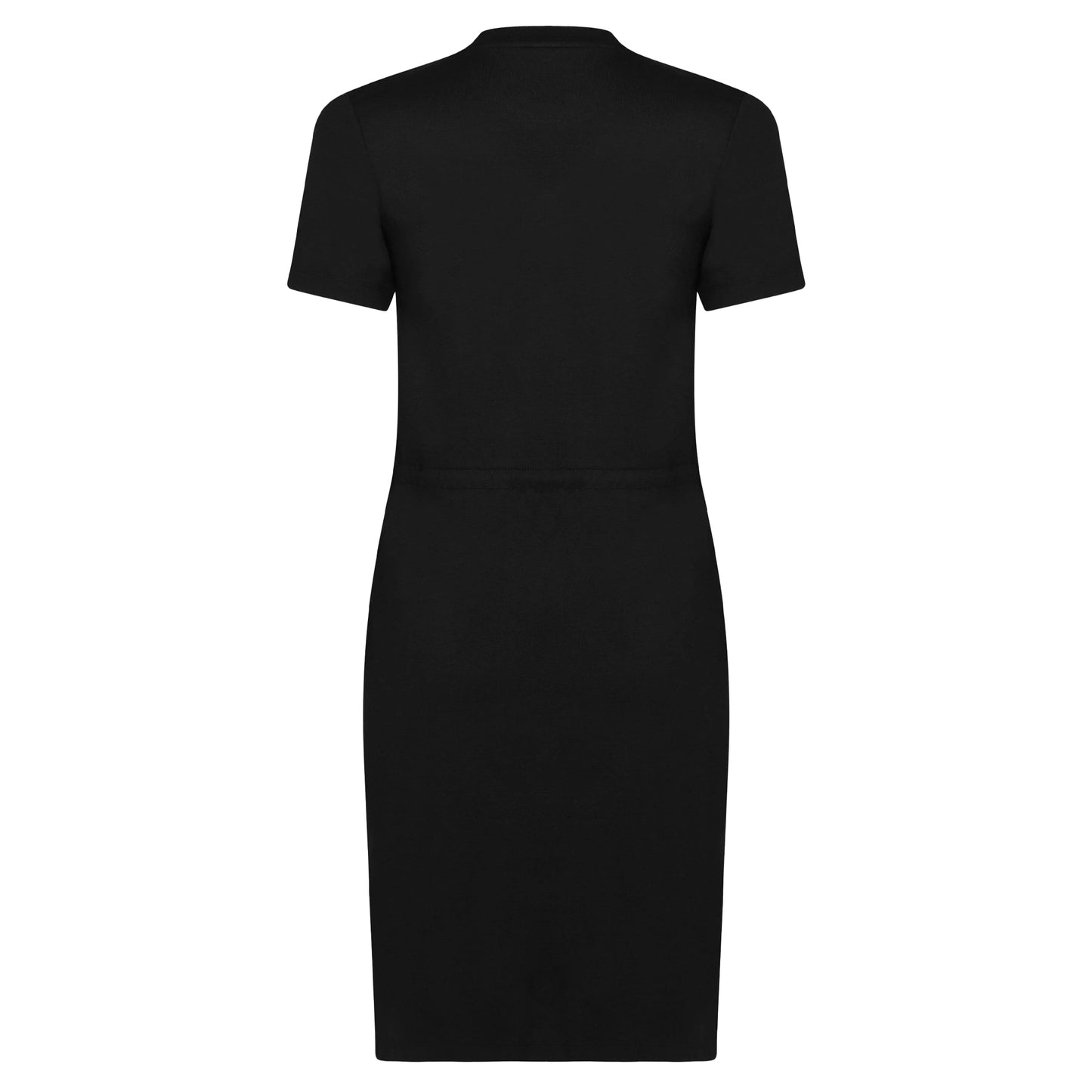 Black - Back - Superdry Womens-Ladies Drawstring T-Shirt Dress