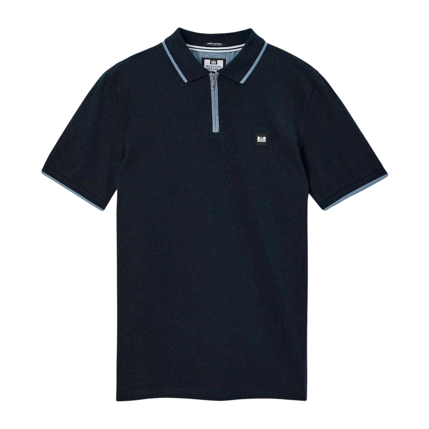 Navy - Front - Weekend Offender Mens Polo Shirt