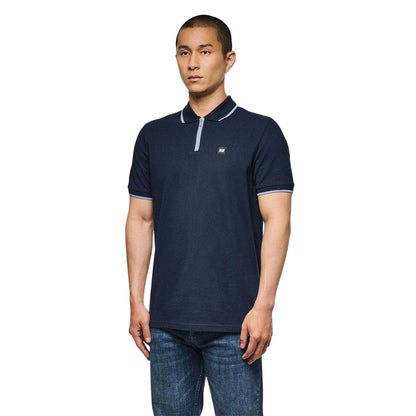 Navy - Side - Weekend Offender Mens Polo Shirt
