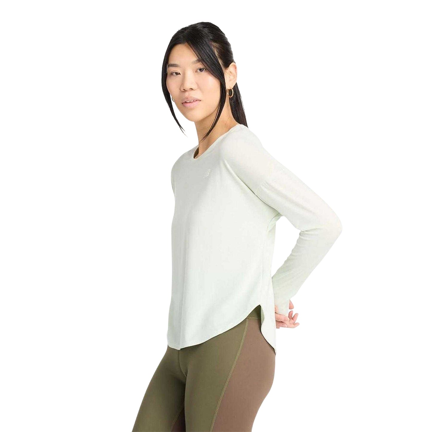 Mint - Side - New Balance Womens-Ladies T-Shirt