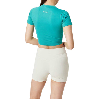 Earth Green - Lifestyle - Red Run Womens-Ladies Crop Top