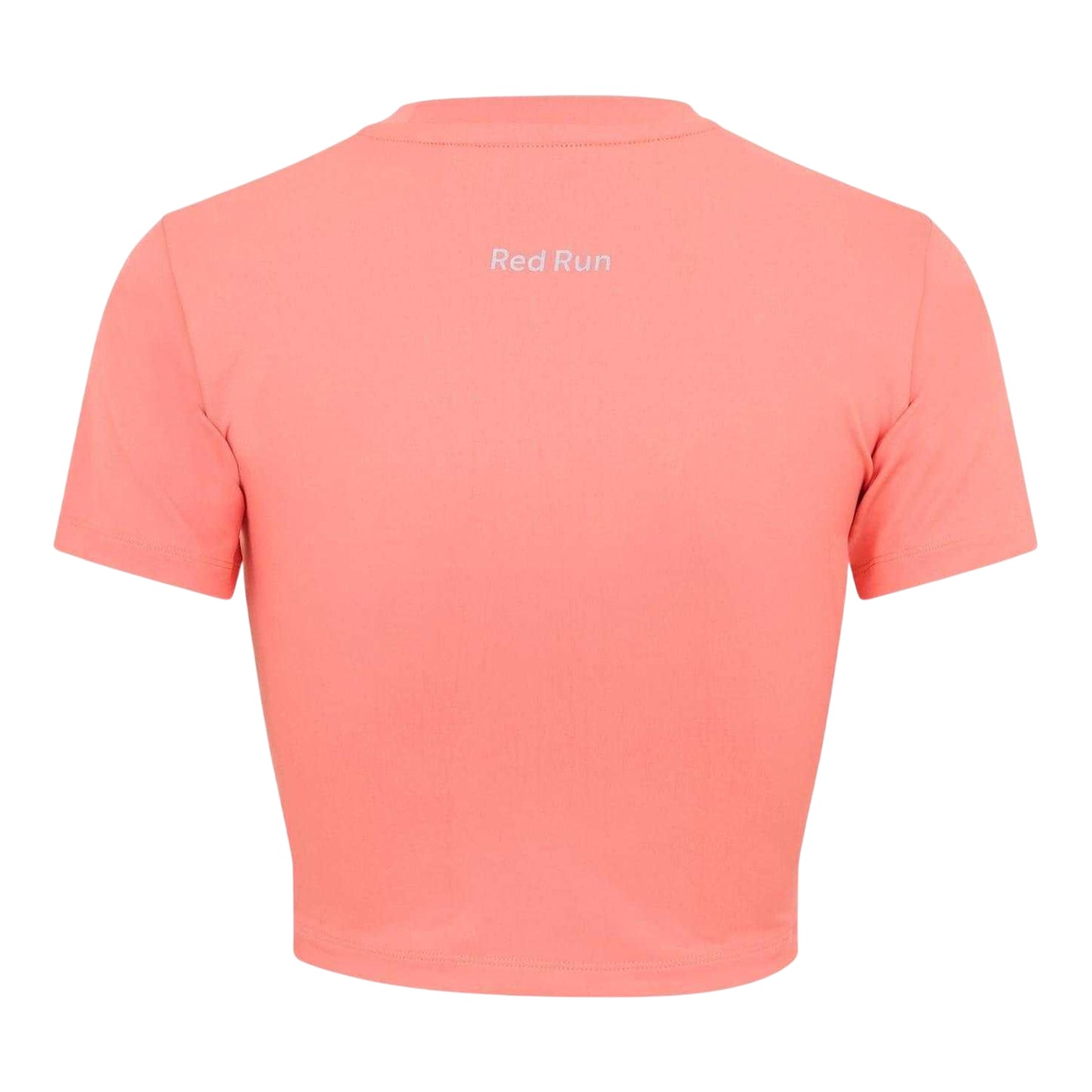 Salmon - Back - Red Run Womens-Ladies Crop Top
