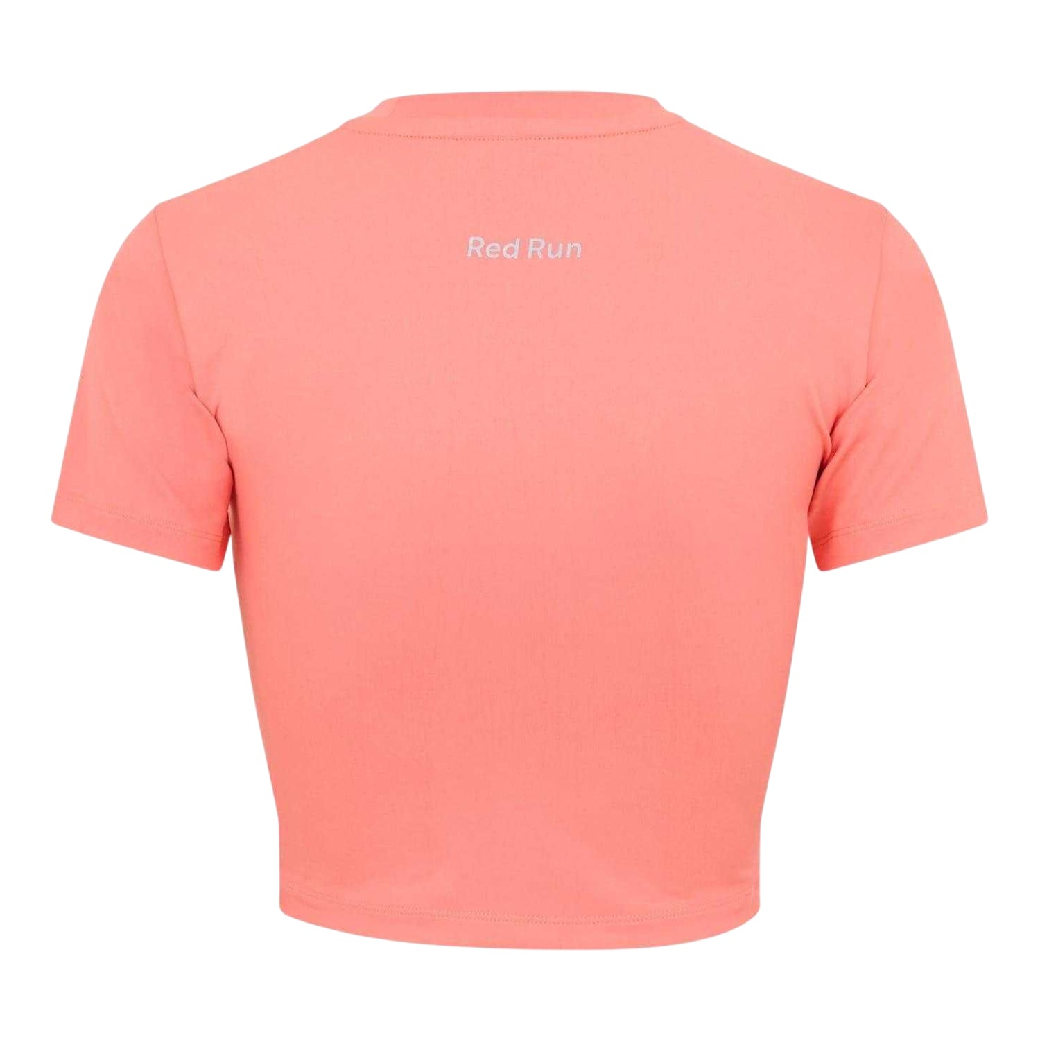 Salmon - Back - Red Run Womens-Ladies Crop Top