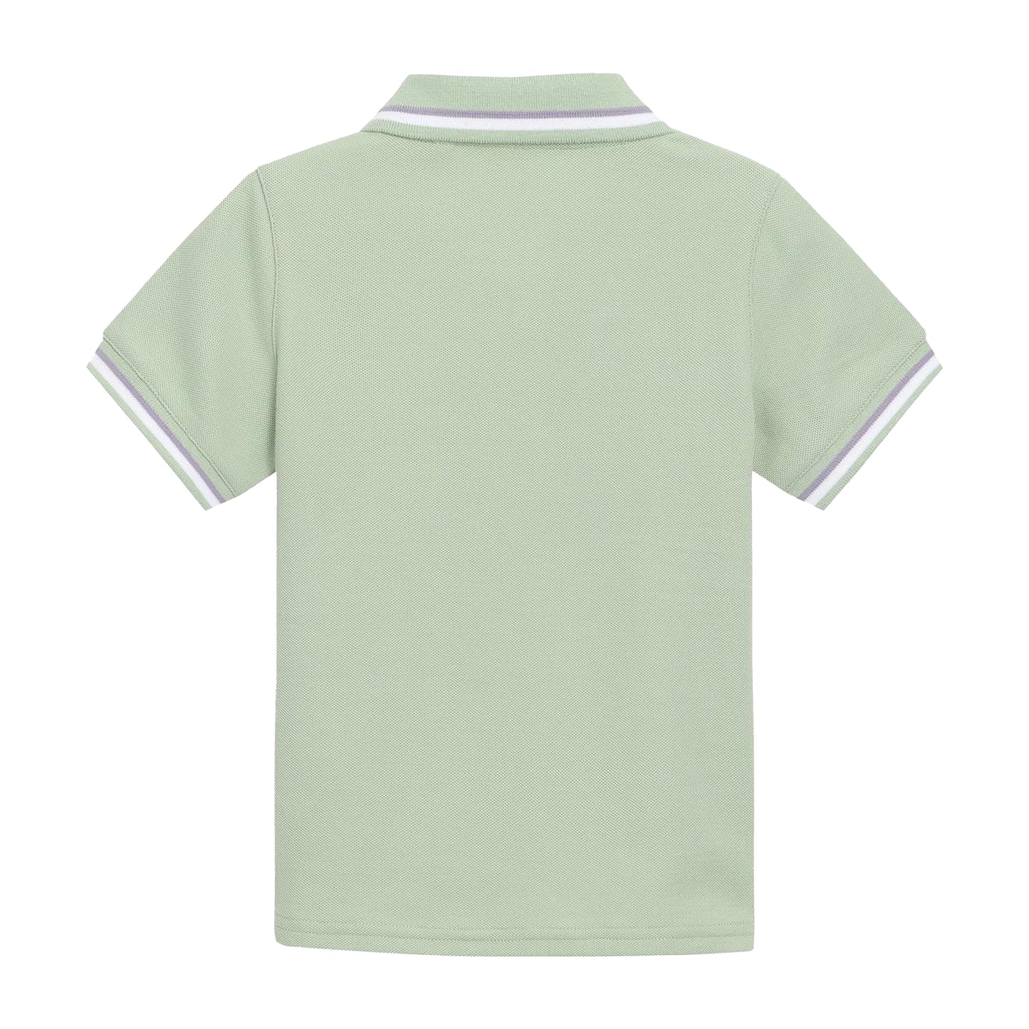 Light Mint - Back - Slazenger Childrens-Kids Cotton Blend Short-Sleeved Polo Shirt