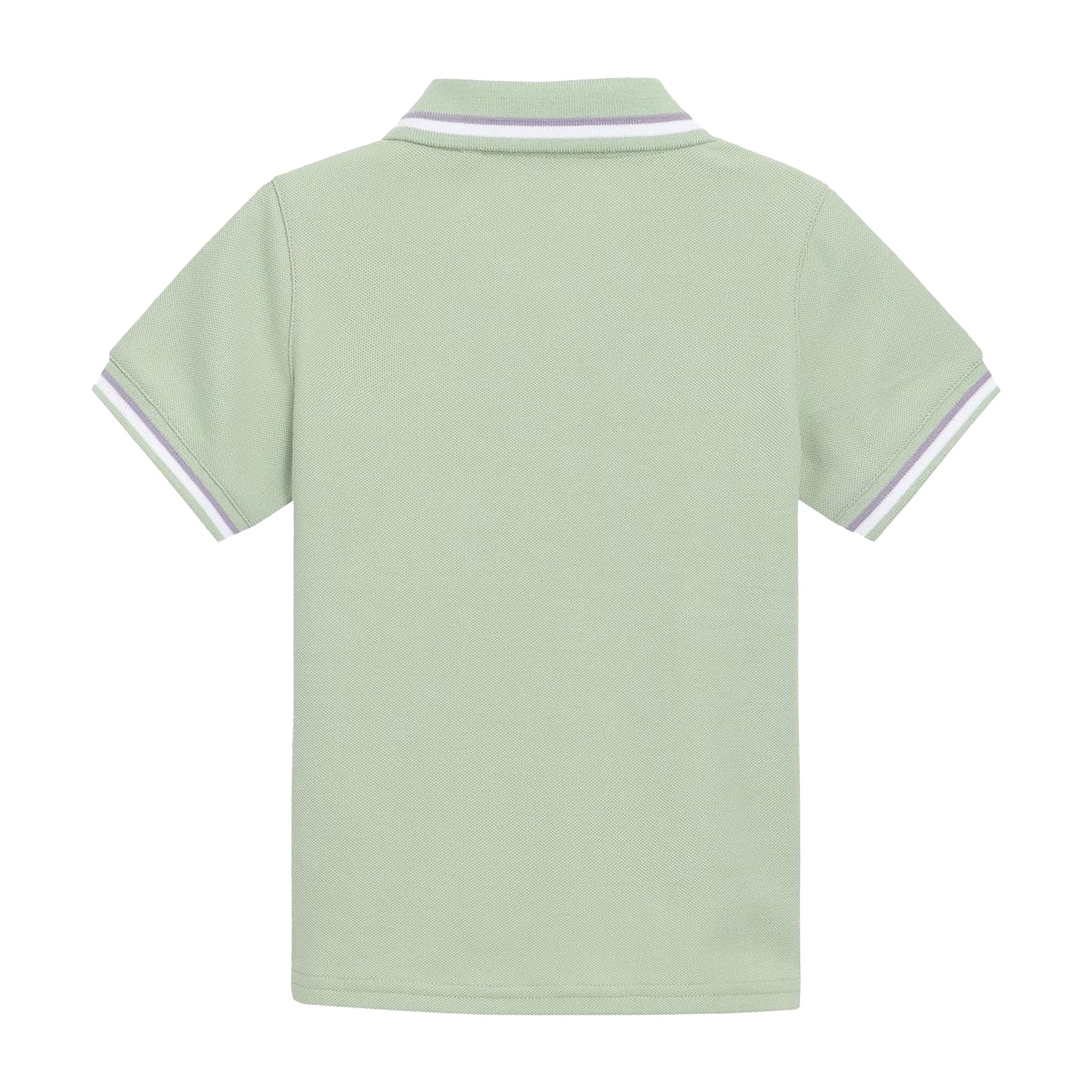 Light Mint - Back - Slazenger Childrens-Kids Cotton Blend Short-Sleeved Polo Shirt