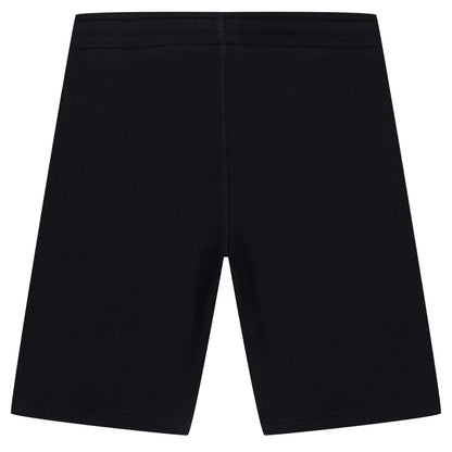 Black-White - Back - Off White Childrens-Kids Helvetica Sweat Shorts