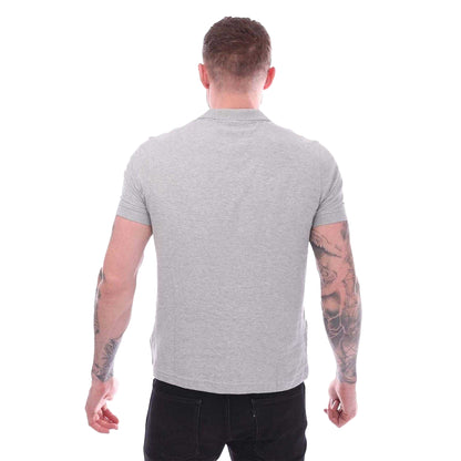 Grey Marl - Back - Farah Mens Polyester Blend Polo Shirt