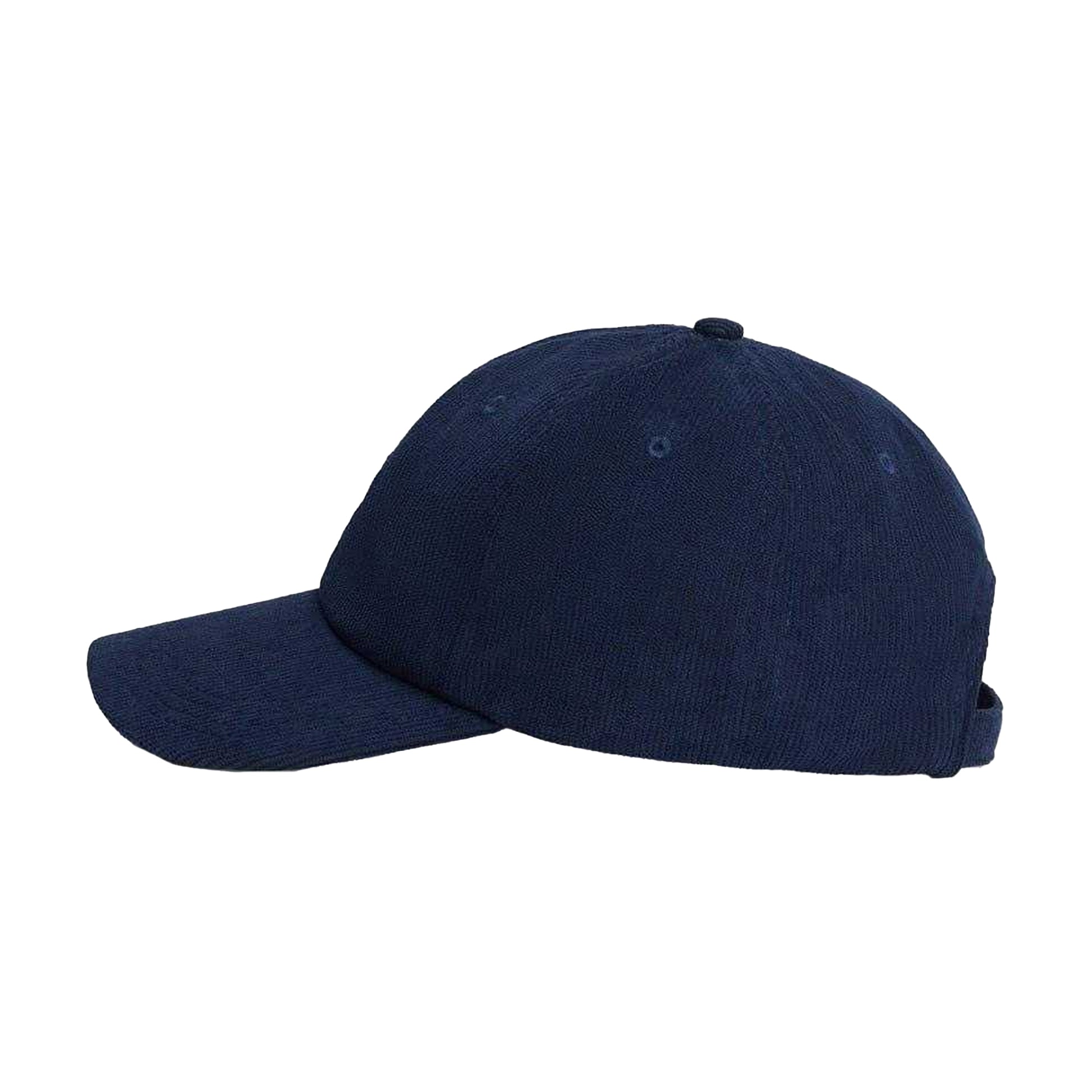 Dark Navy - Side - Tommy Hilfiger Mens Logo Cord Dad Hat