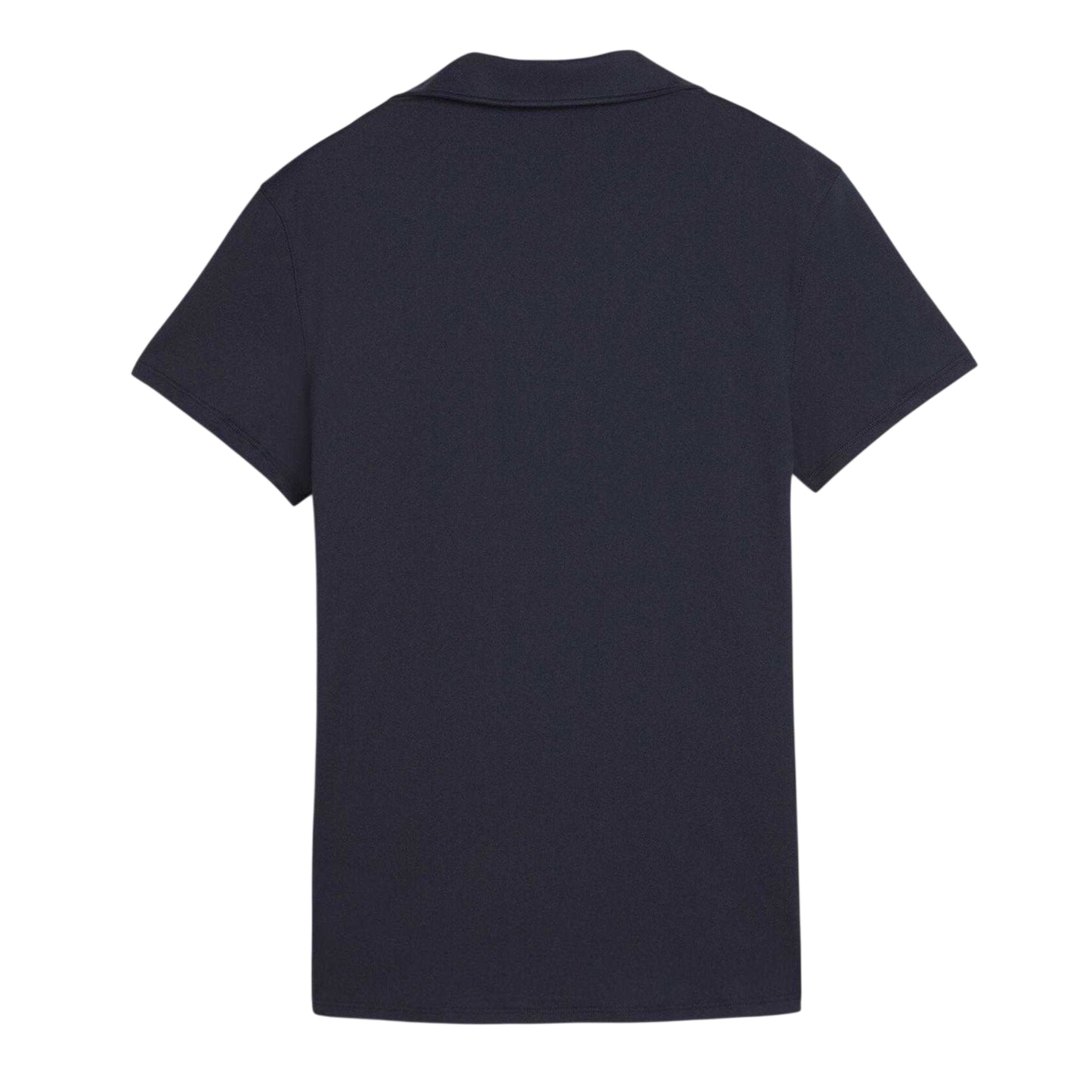 Deep Navy - Back - Puma Womens-Ladies Cloudspun Piped Short-Sleeved Polo Shirt
