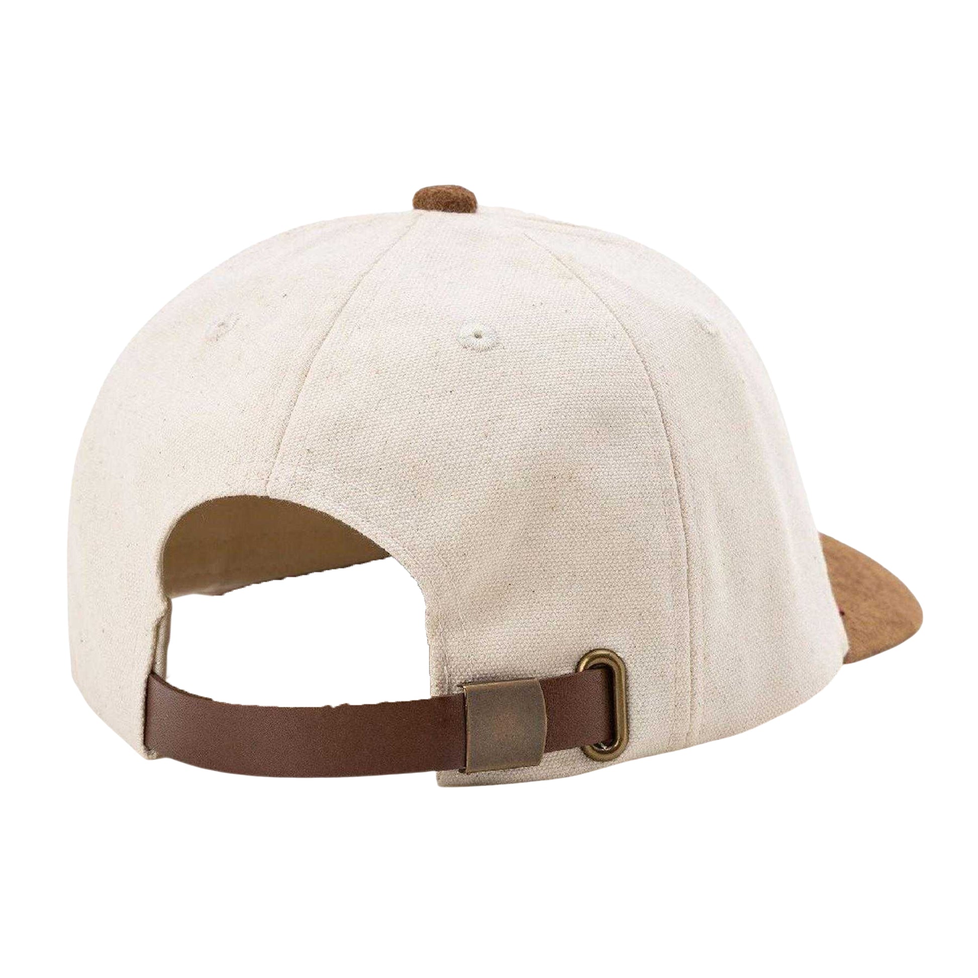 Ecru - Back - Levis Logo Cotton Curved Peak Dad Hat