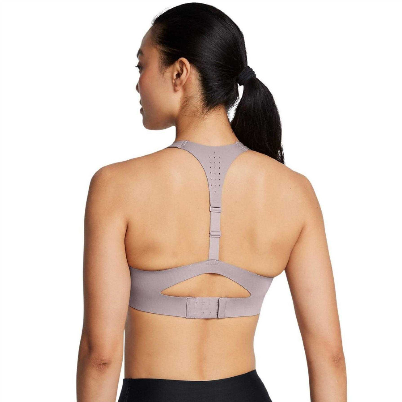 Grey - Lifestyle - Under Armour Womens-Ladies Elite Mid Sports Bra