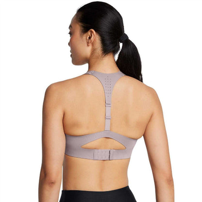 Grey - Lifestyle - Under Armour Womens-Ladies Elite Mid Sports Bra
