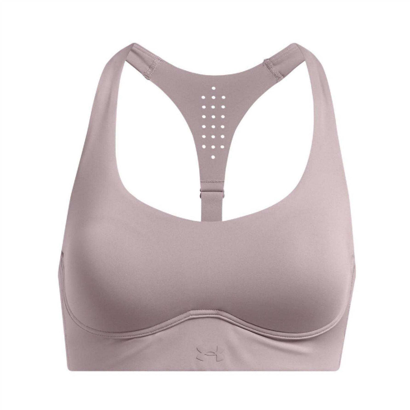 Grey - Front - Under Armour Womens-Ladies Elite Mid Sports Bra