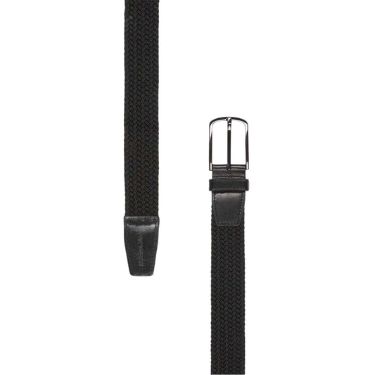 Jet Black - Front - Lyle & Scott Braided Woven Belt
