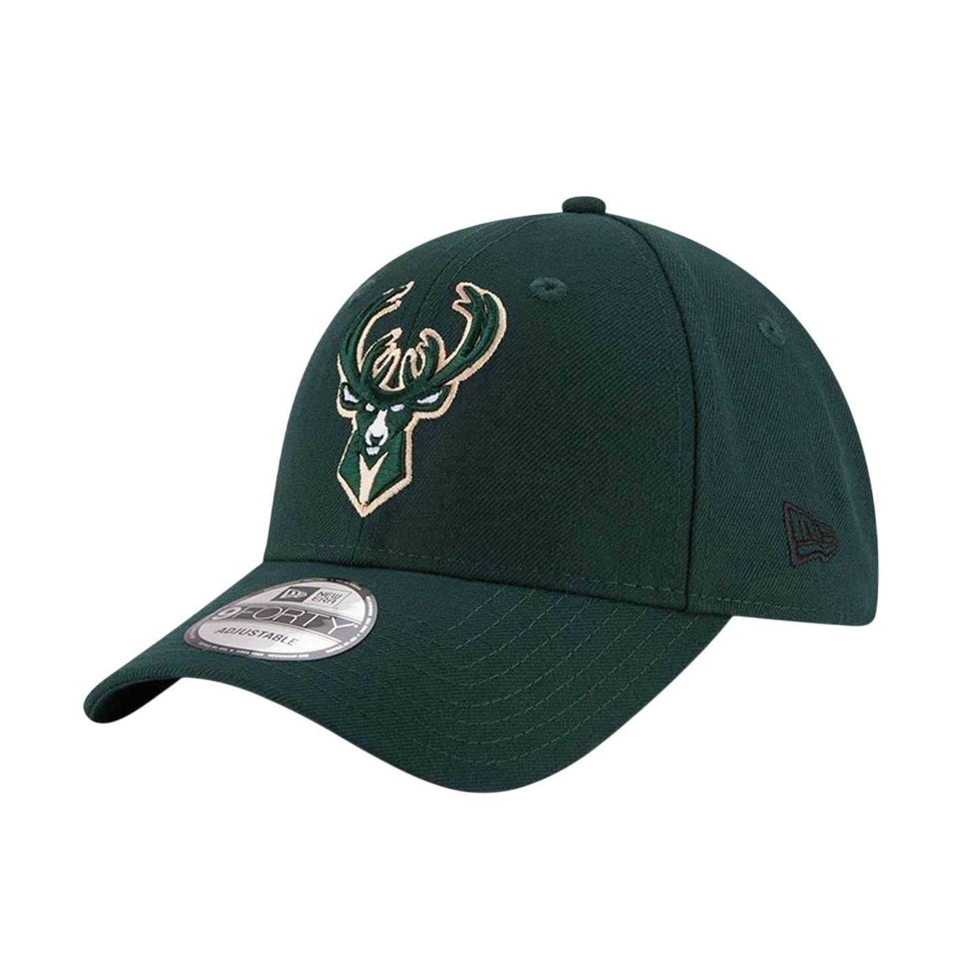 Dark Green - Lifestyle - Milwaukee Bucks Unisex Adult New Era 9Fifty Logo Baseball Cap