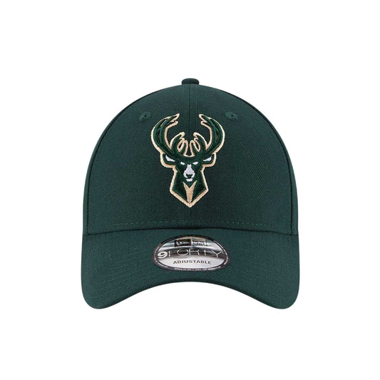 Dark Green - Front - Milwaukee Bucks Unisex Adult New Era 9Fifty Logo Baseball Cap