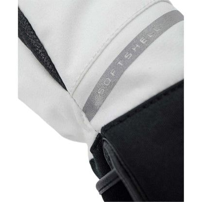 White-Black - Pack Shot - Reusch Unisex Adult Tessa Colour Block Ski Gloves