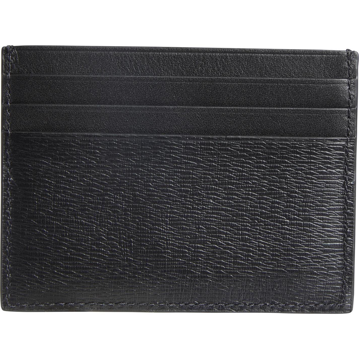 Black - Back - Calvin Klein Minimalism Leather Card Holder