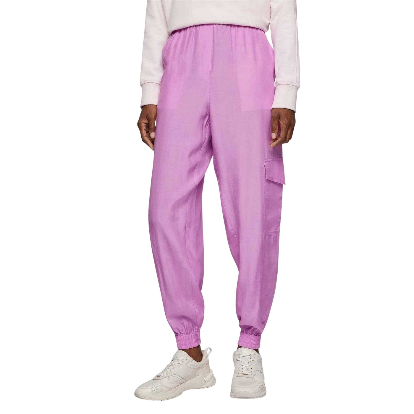 Pink - Lifestyle - Boss Womens-Ladies Cargo Jogging Bottoms