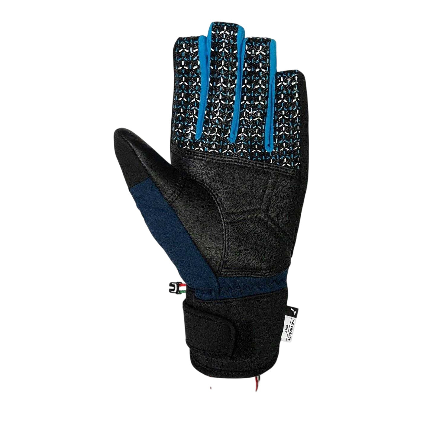 Blue - Back - Reusch Mens Logo Ski Gloves