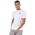 White - Front - Under Armour Mens Sportstyle Short-Sleeved T-Shirt