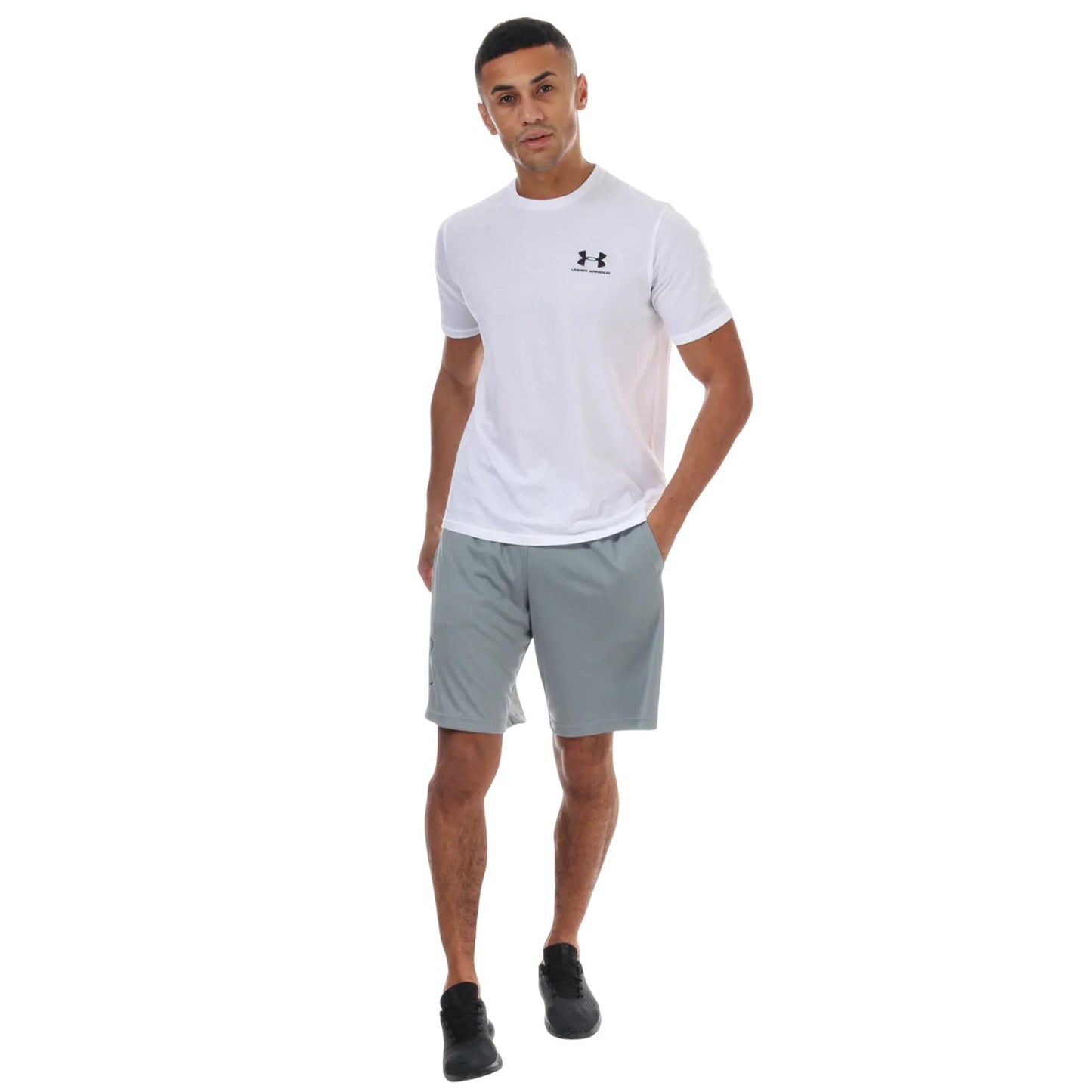 White - Side - Under Armour Mens Sportstyle Short-Sleeved T-Shirt