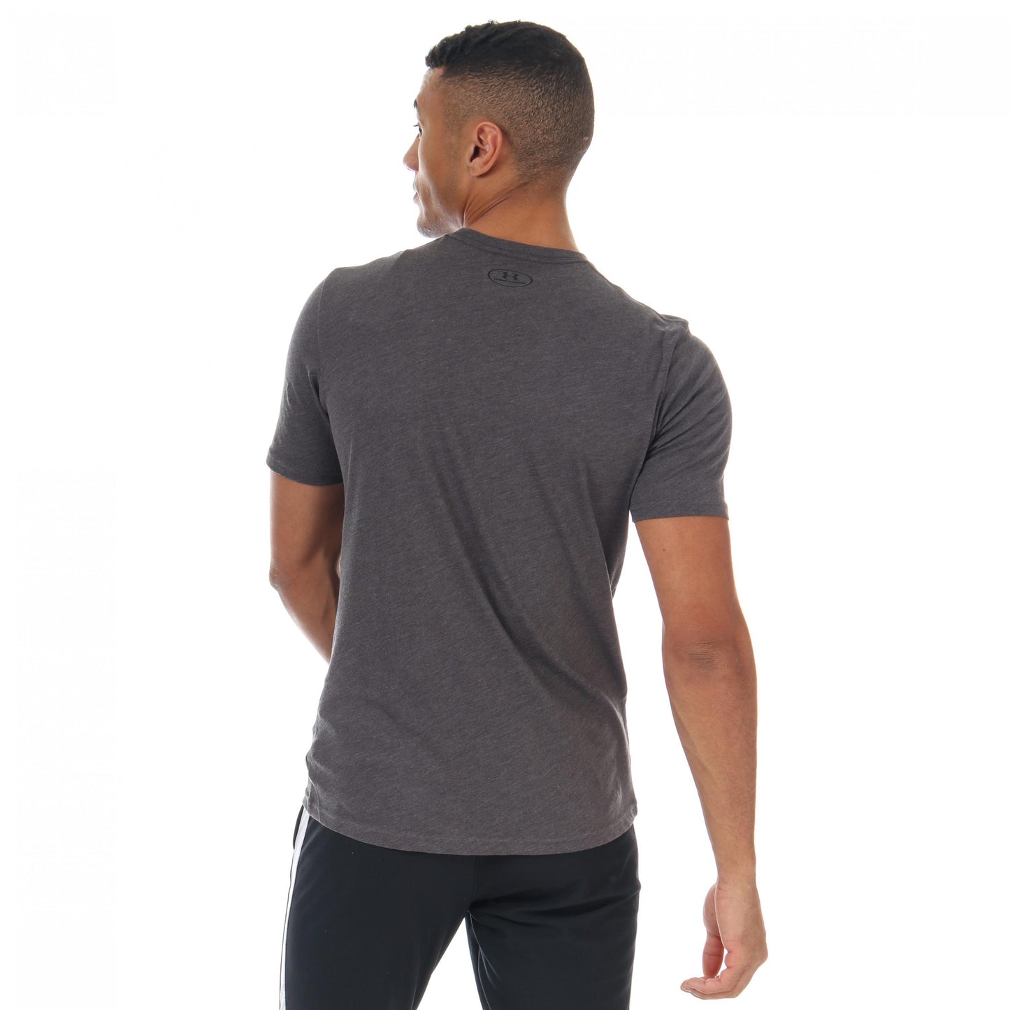 Charcoal - Back - Under Armour Mens Sportstyle Short-Sleeved T-Shirt