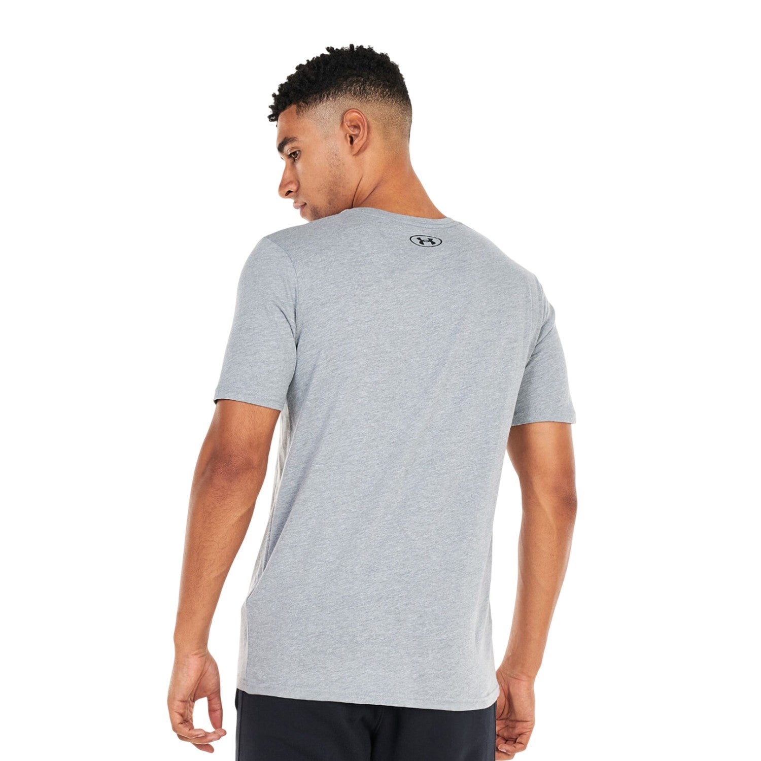 Grey - Back - Under Armour Mens Sportstyle Short-Sleeved T-Shirt