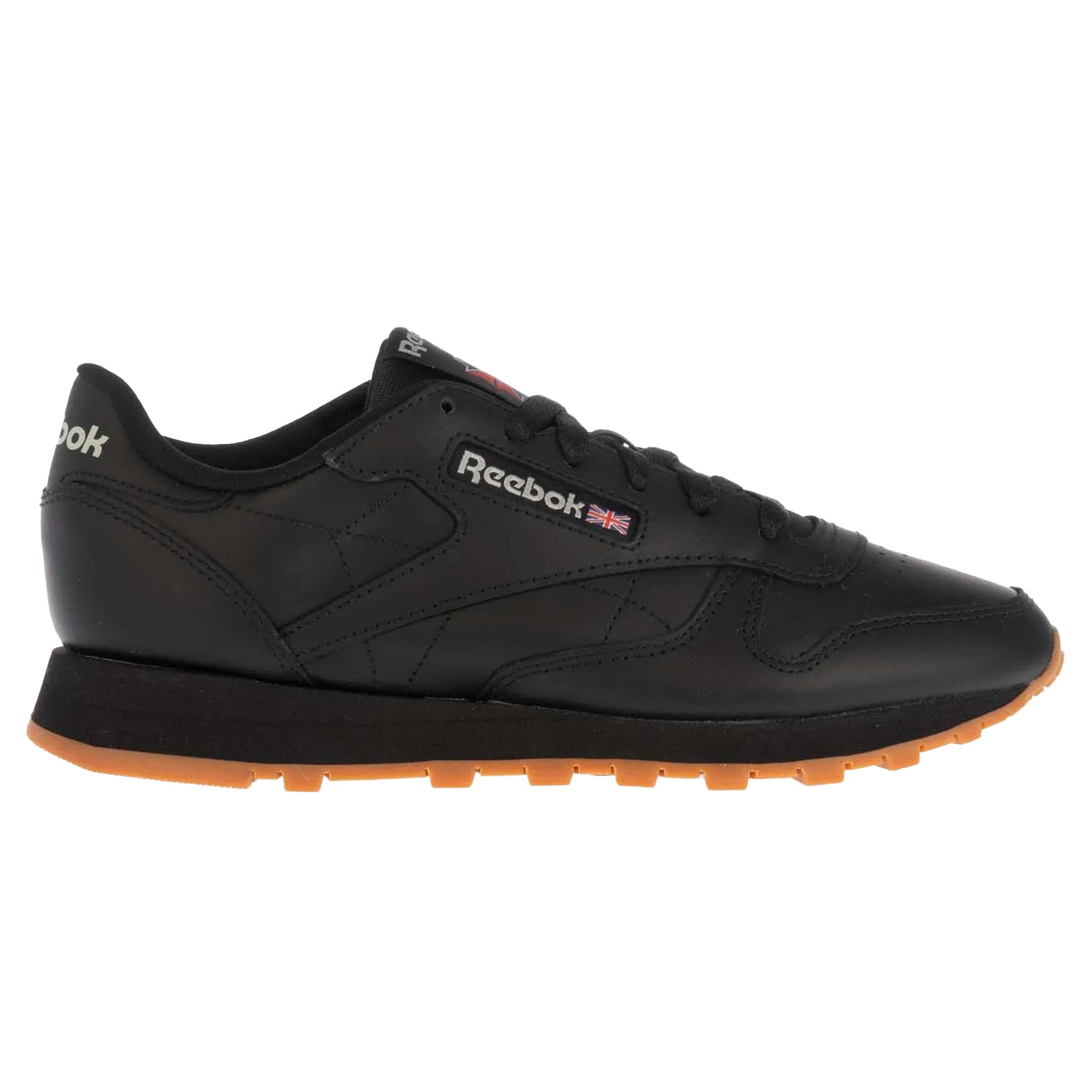 Black - Side - Reebok Womens Classic Leather Trainers