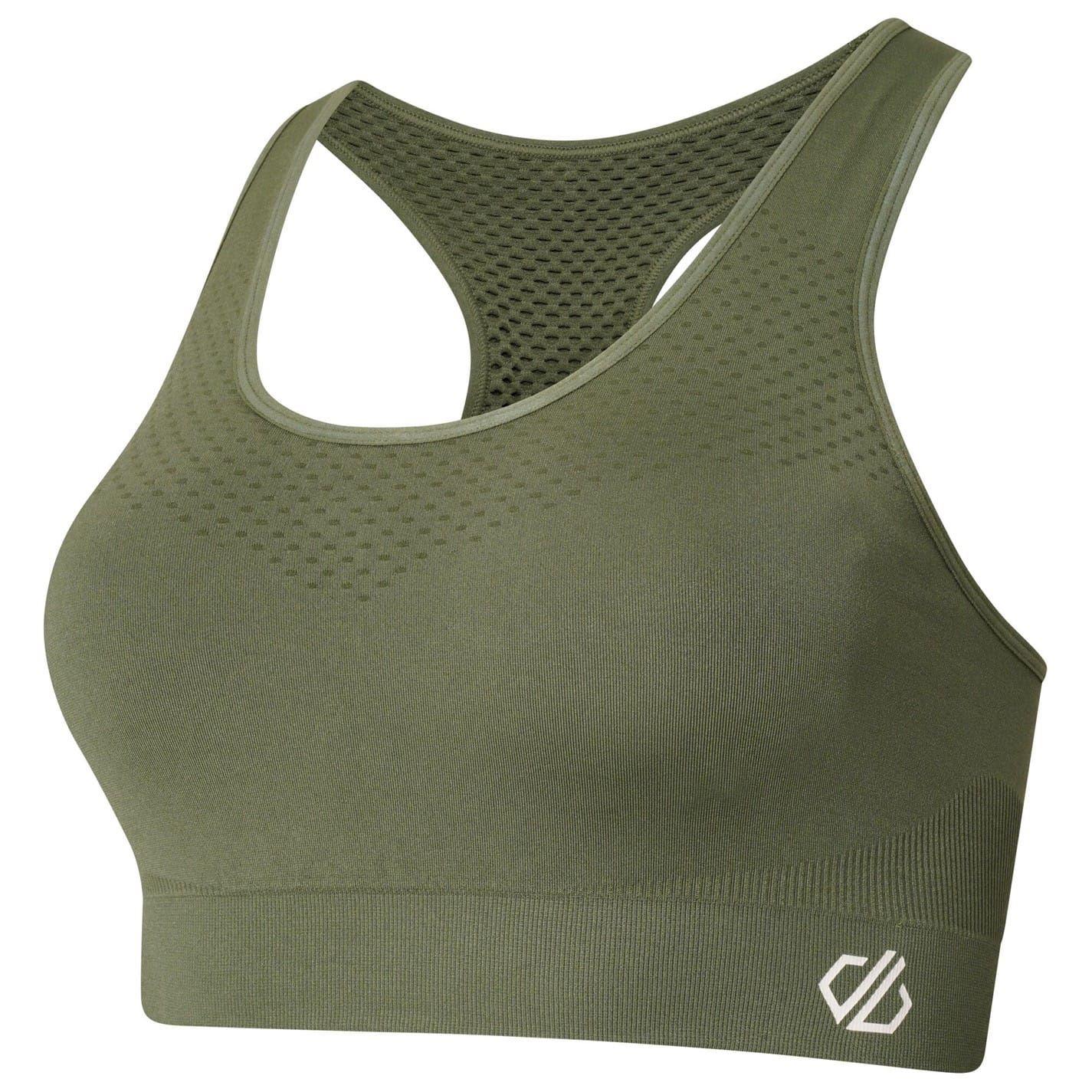 Duck Green - Side - Dare 2B Womens-Ladies Sweat It Sports Bra