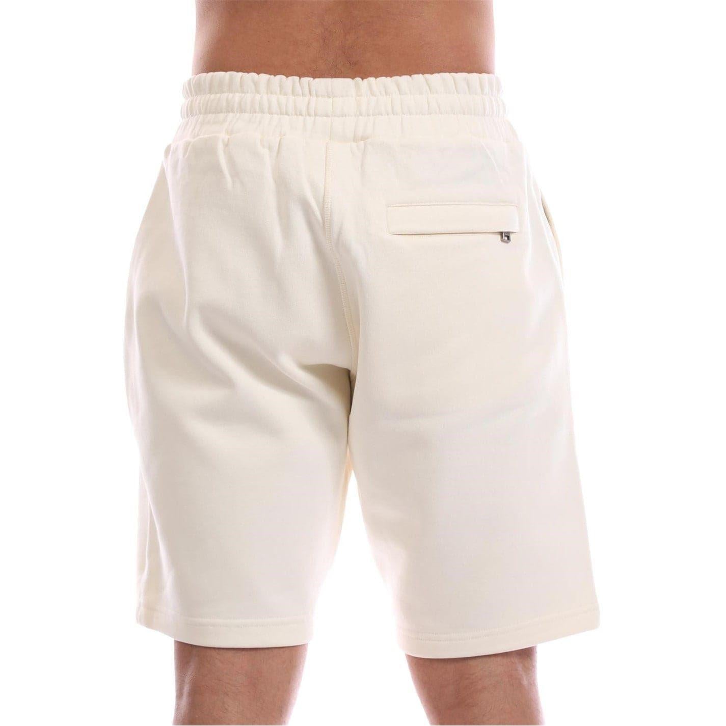 Ecru - Back - Avirex Mens Haven Sweat Shorts