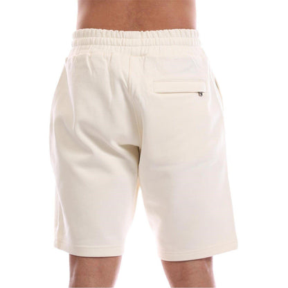 Ecru - Back - Avirex Mens Haven Sweat Shorts