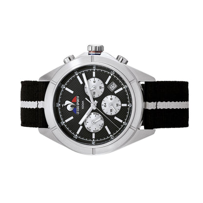 Black-Grey - Back - Le Coq Sportif Unisex Adult Sport Digital Watch