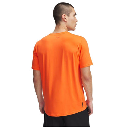 Fire Orange - Back - Under Armour Mens Regular T-Shirt