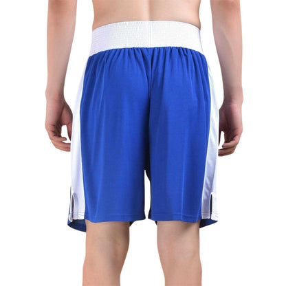 Blue-White - Back - Everlast Mens Boxing Shorts