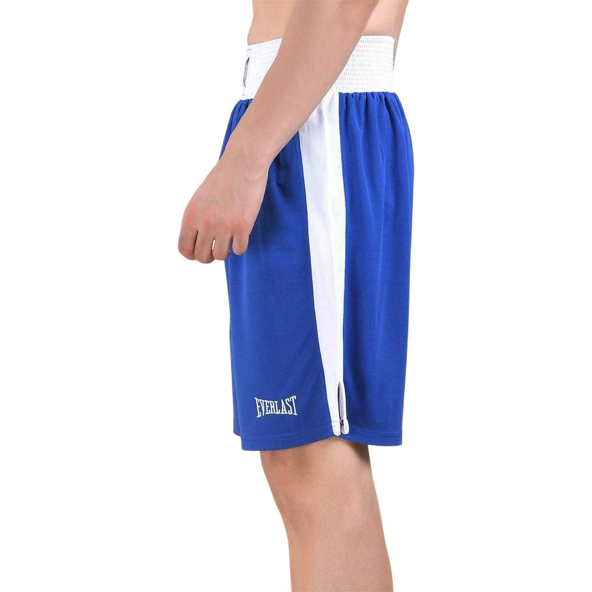 Blue-White - Side - Everlast Mens Boxing Shorts
