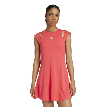 Red - Lifestyle - Adidas Womens-Ladies Pro Tennis Athletic Dress Set